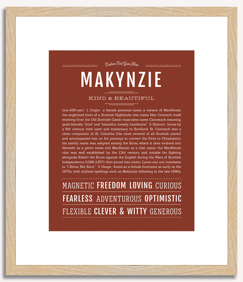 Makynzie | Name Art Print