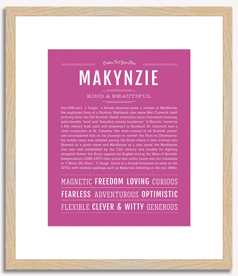 Makynzie | Name Art Print