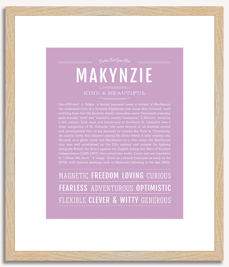 Makynzie | Name Art Print