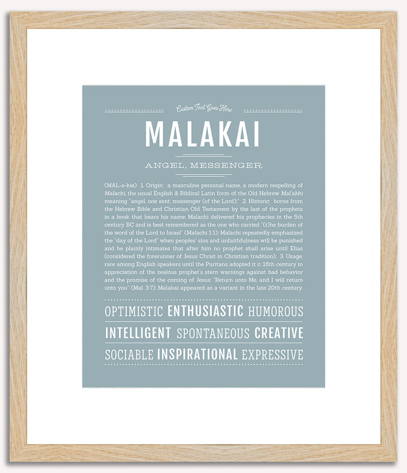 Malakai | Name Art Print