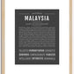 Malaysia | Name Art Print