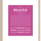 Malaysia | Name Art Print