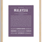 Malaysia | Name Art Print