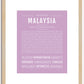 Malaysia | Name Art Print