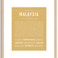 Malaysia | Name Art Print