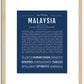 Malaysia | Name Art Print