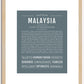 Malaysia | Name Art Print