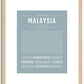 Malaysia | Name Art Print