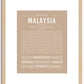 Malaysia | Name Art Print