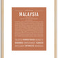 Malaysia | Name Art Print