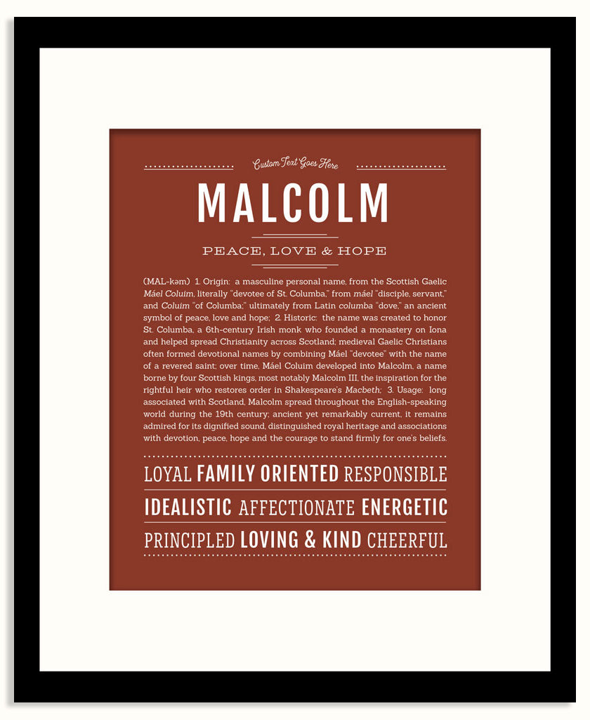 Frame Options | Bordeaux | Maple Frame, Matted