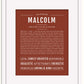Frame Options | Bordeaux | Black Frame, Matted