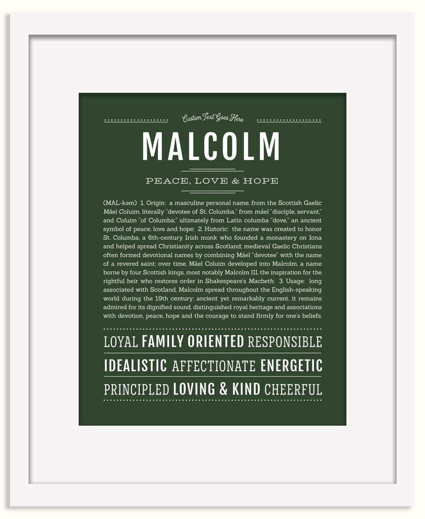 Frame Options | Deep Forest | Black Frame, Matted