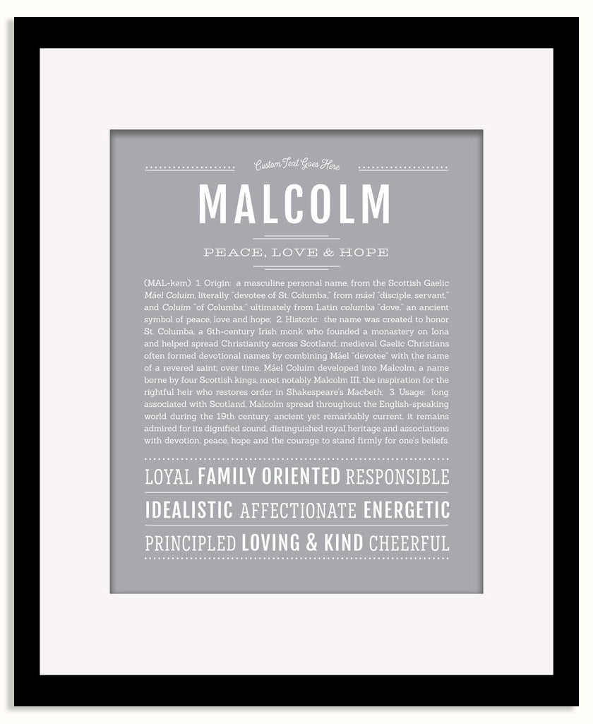 Frame Options | Light Gray | Maple Frame, Matted