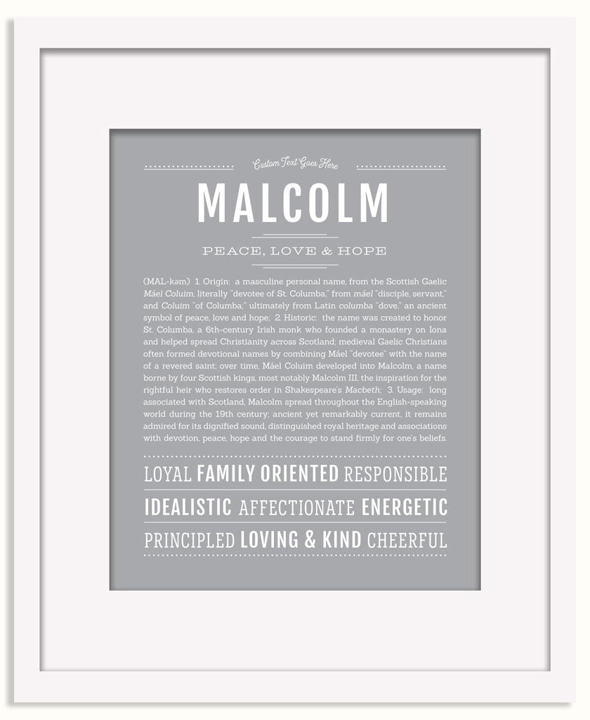 Frame Options | Light Gray | Black Frame, Matted