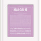 Frame Options | Lilac | Black Frame, Matted