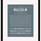 Frame Options | Night Rendezvous | Maple Frame, Matted