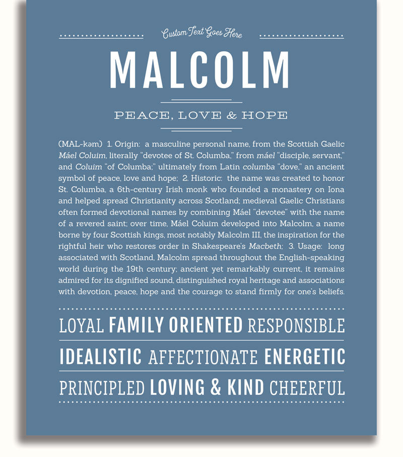Frame Options | Steele Blue | White Frame, Matted