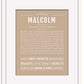 Frame Options | Tan | Black Frame, Matted
