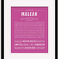 Frame Options | Dark Pink | Black Frame, Matted