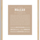 Maleah | Name Art Print