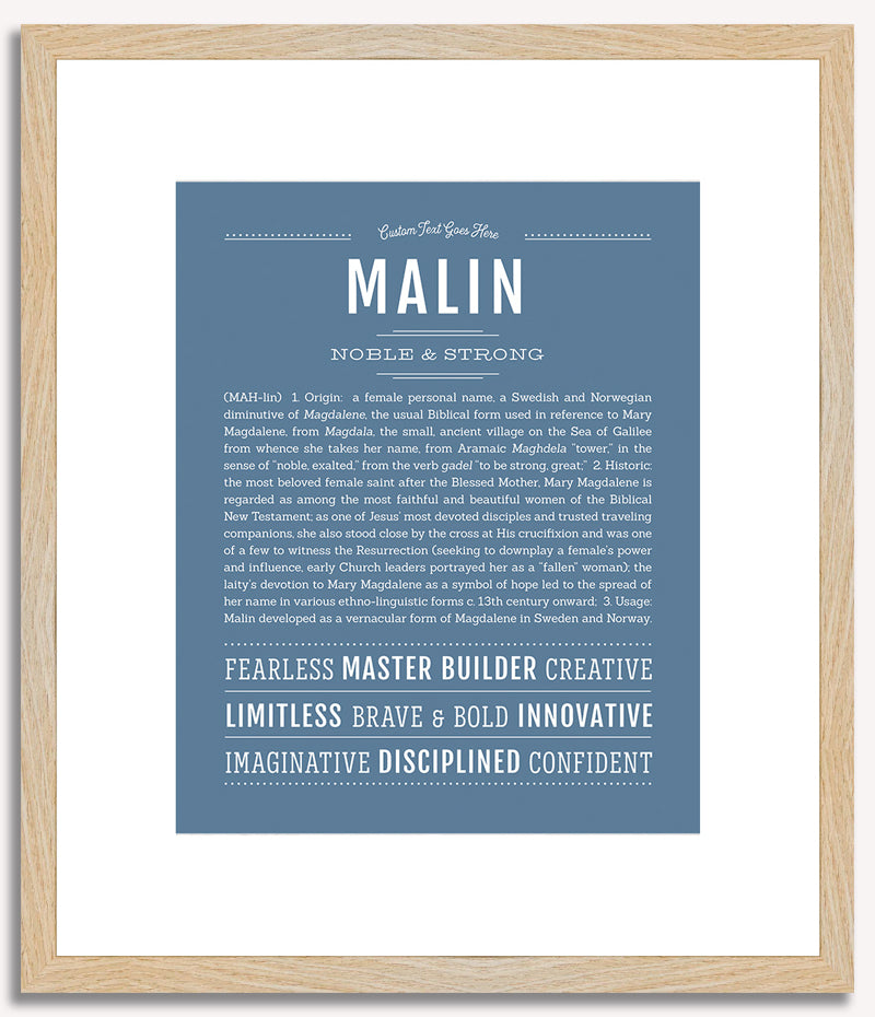 Malin | Name Art Print