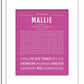 Frame Options | Dark Pink | White Frame, Matted