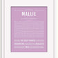 Frame Options | Lilac | White Frame, Matted