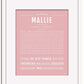 Frame Options | Dusty Rose | White Frame, Matted