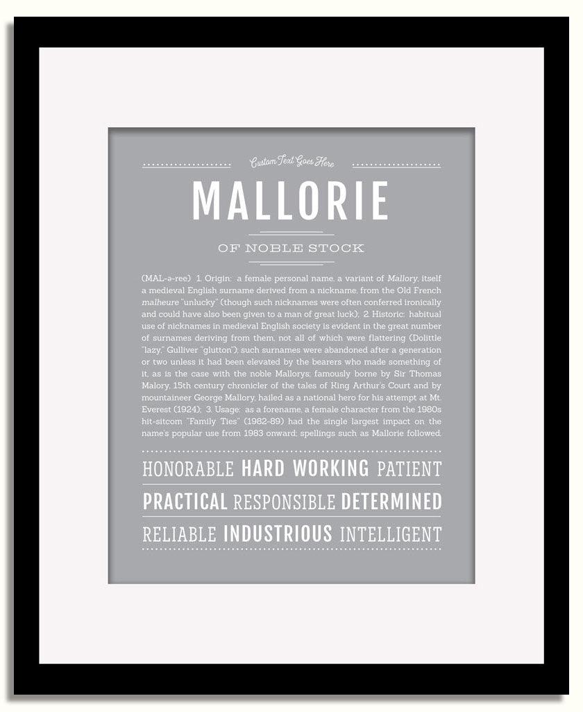 Frame Options | Sage | Black Frame, Matted