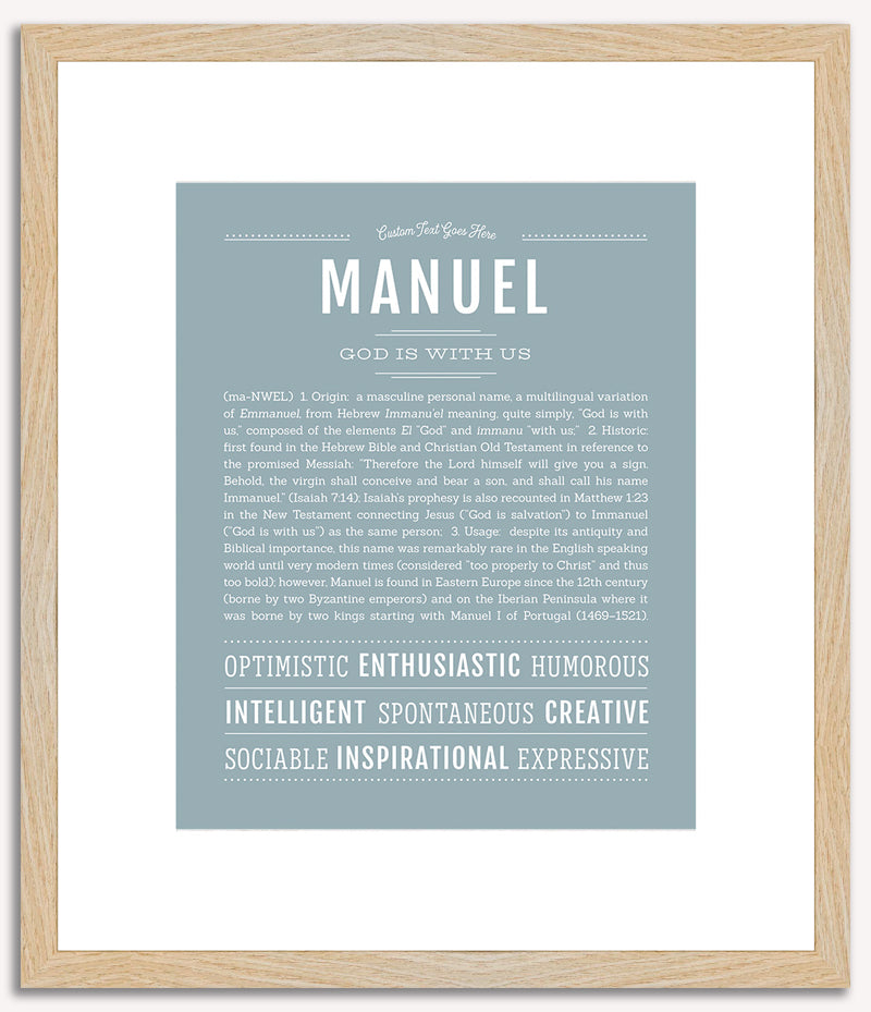 Manuel | Name Art Print