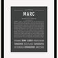 Frame Options | Charcoal Gray | Black Frame, Matted