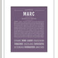 Frame Options | Deep Purple | White Frame, Matted