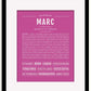 Frame Options | Dark Pink | Black Frame, Matted