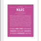 Frame Options | Dark Pink | White Frame, Matted