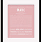 Frame Options | Dusty Rose | Black Frame, Matted