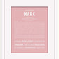 Frame Options | Dusty Rose | White Frame, Matted