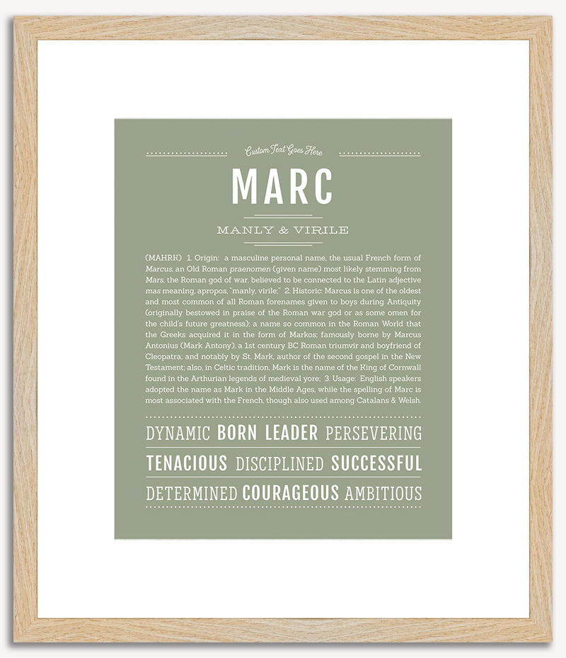 Marc | Name Art Print