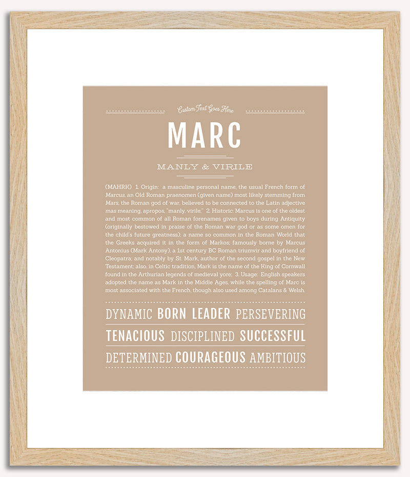 Marc | Name Art Print