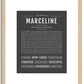 Marceline | Name Art Print