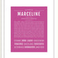 Marceline | Name Art Print