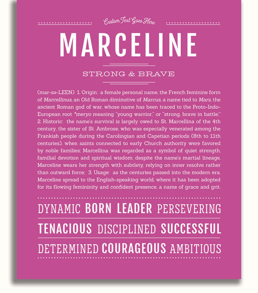 Frame Options | Dark Pink | White Frame, Matted