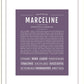 Marceline | Name Art Print