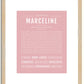 Marceline | Name Art Print