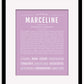 Marceline | Name Art Print