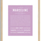 Marceline | Name Art Print