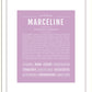 Marceline | Name Art Print