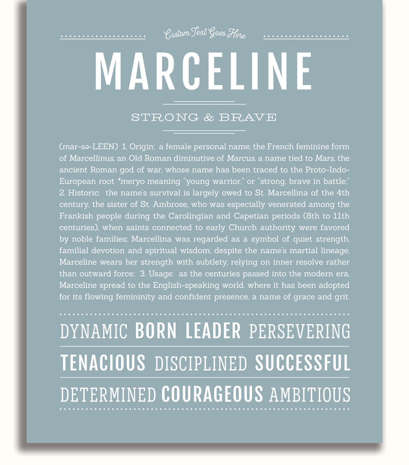 Frame Options | Powder Blue | White Frame, Matted