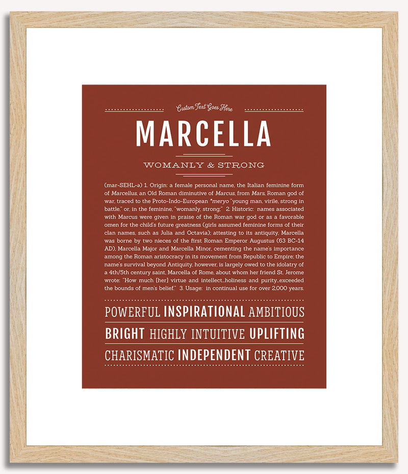 Marcella | Name Art Print