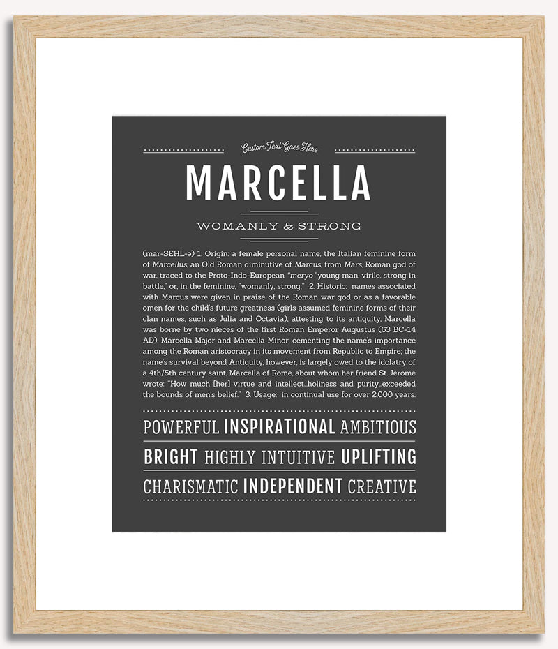 Marcella | Name Art Print